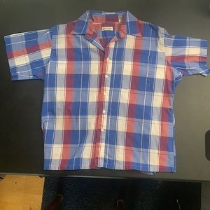 Red, White and Blue Pierre Cardin button down.